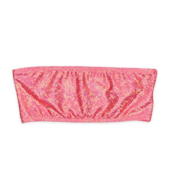 Candy Pink Metallic Bikini Set - Picture 4 of 6